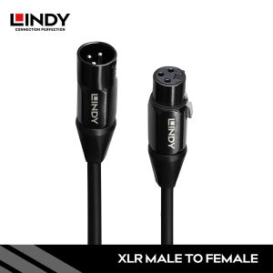 Kabel XLR Microfon, Hitam, 10M