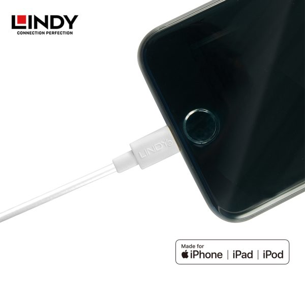 KABEL APPLE, TYPE A TO LIGHTNING 8PIN MFI CERTIFIED, 1M - Image 2