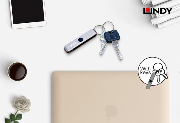 KEYCHAIN APPLE, TYPE A TO LIGHTNING MFI CERTIFIED, SPACE GREY - Image 5