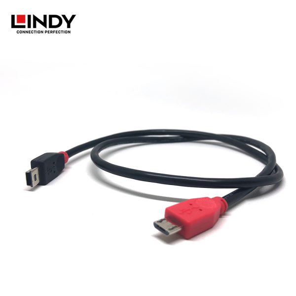 KABEL USB 2.0, MICRO-B TO MINI-B, OTG, 0.5M - Image 2