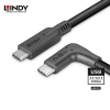 Kabel USB 3.2 Gen 2,Type C to Type C, 0.5M, Right Angle 90 Degree - Image 5