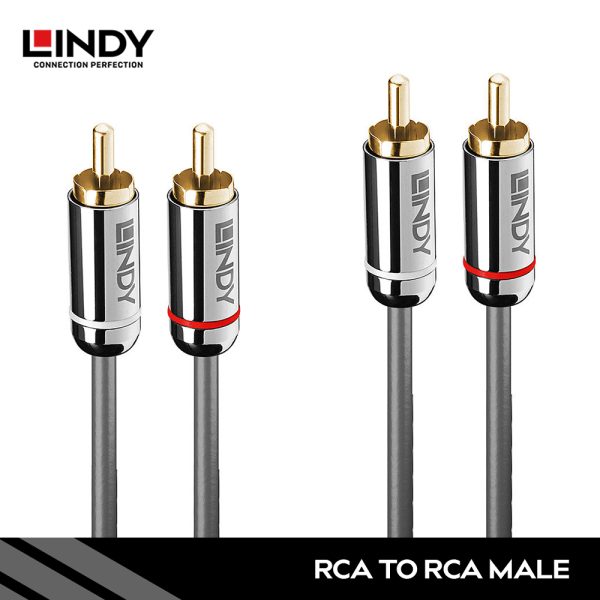 KABEL AUDIO DUAL PHONO RCA, CROMO, 1M