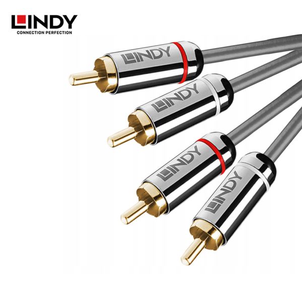 KABEL AUDIO DUAL PHONO RCA, CROMO, 1M - Image 2