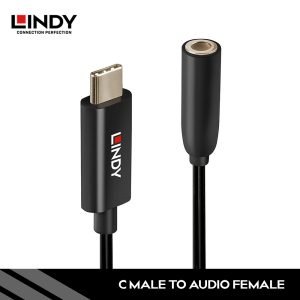 ADAPTER TYPE C TO  3.5MM AUDIO, AKTIF