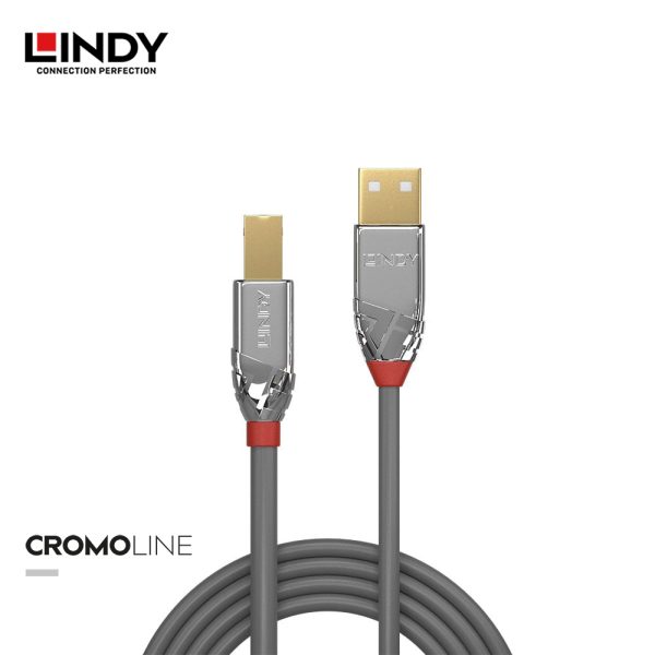 KABEL USB 2.0, TYPE A TO TYPE B, CROMO, 5M - Image 2