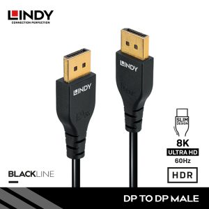 Kabel Slim DisplayPort 1.4, DisplayPort to DisplayPort, 0.5M