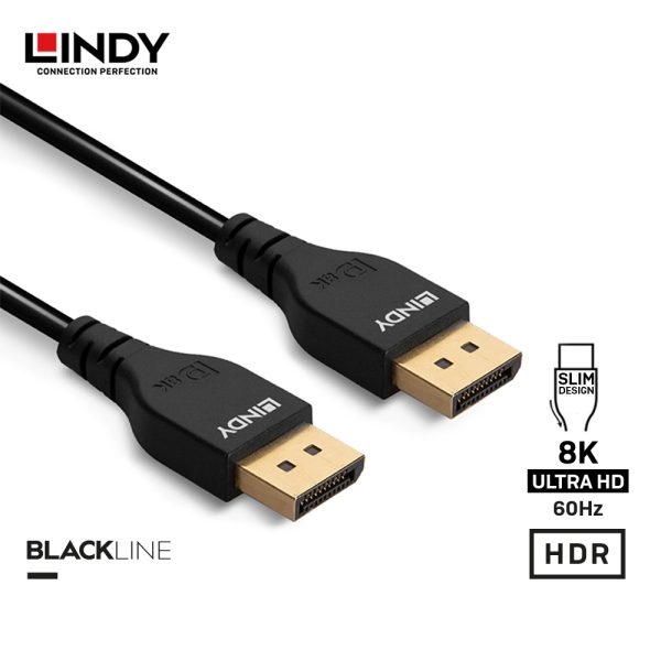 Kabel Slim DisplayPort 1.4, DisplayPort to DisplayPort, 0.5M - Image 4