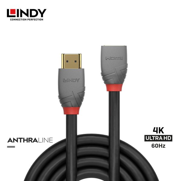 Kabel Extension HDMI 2.0 High Speed, HDMI to HDMI, Anthra, 0.5M - Image 2