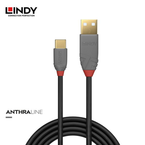 KABEL USB 2.0, TYPE C TO A, ANTHRA, 0.5M - Image 2