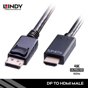 KABEL ADAPTER DISPLAYPORT TO HDMI, 3M