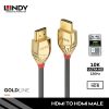 Kabel HDMI Ultra High Speed, HDMI to HDMI, Gold, 3M