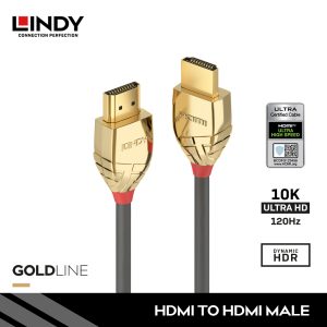 Kabel HDMI Ultra High Speed, HDMI to HDMI, Gold, 1M