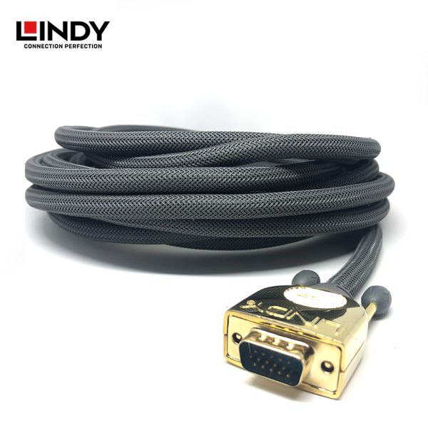 KABEL VGA, VGA TO VGA, GOLD, 5M - Image 3