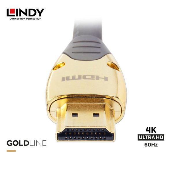 KABEL HDMI 2.0 HIGH SPEED, HDMI TO HDMI, GOLD 1M - Image 2