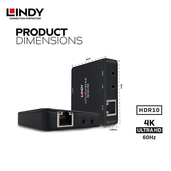 Extender HDMI 4K60 via CAT 6 dengan PoC, 70M - Image 2