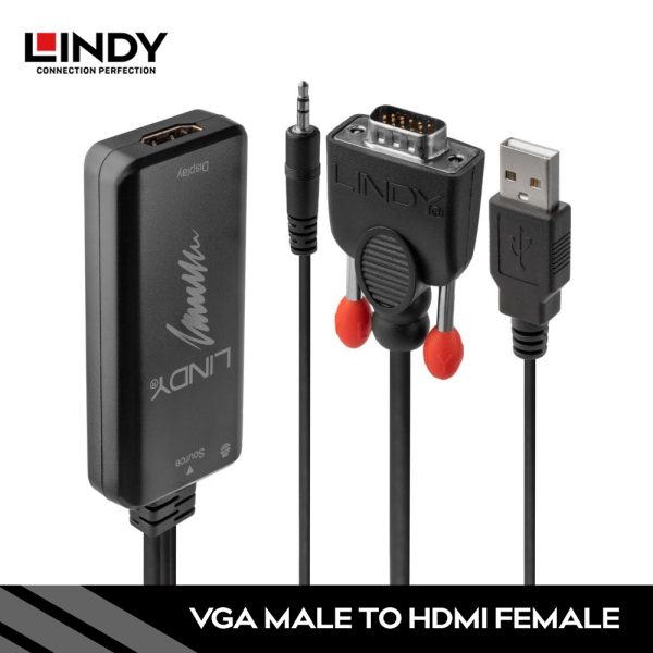 CONVERTER VGA WITH AUDIO TO HDMI