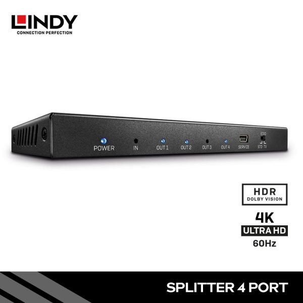 Splitter HDMI 2.0, 4 Port, 18G, 4K