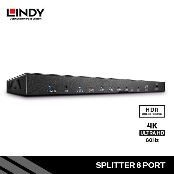Splitter HDMI 2.0, 8 Port, 18G, 4K