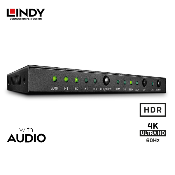Switch HDMI 2.0 4 Port, 18G, 4K, Dengan Audio - Image 2