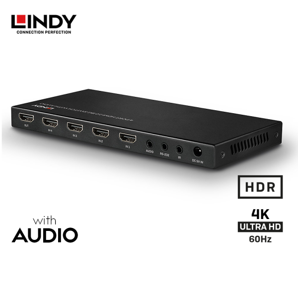 Switch HDMI 2.0 4 Port, 18G, 4K, Dengan Audio - Image 3