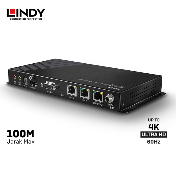 Extender 100M Over IP HDMI 4K & USB - Receiver - Image 2