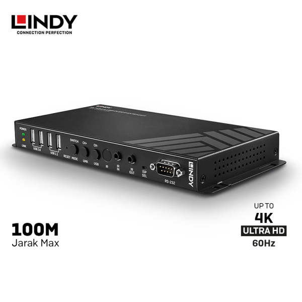 Extender 100M Over IP HDMI 4K & USB - Receiver - Image 3