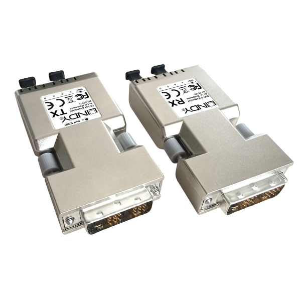 Fibre Optic DVI-D Single Link Extender, 500M - Image 2