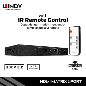 Matrix HDMI 18G & Audio, 2 Port
