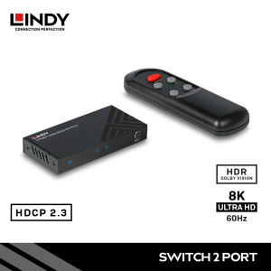 Switch HDMI 2.1, 2 Port, 48G, 8K