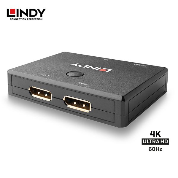Switch DisplayPort 1.2, 2 Port, 4K, Dua Arah - Image 2