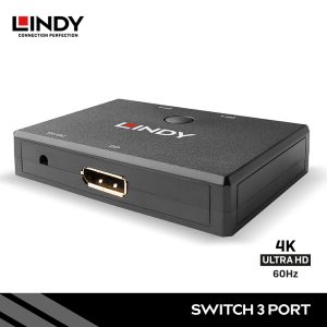 Switch DisplayPort 1.2, 2 Port, 4K, Dua Arah