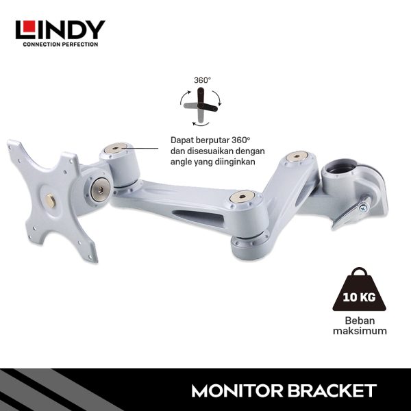BRACKET ARM MONITOR, ADJUSTABLE