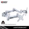 BRACKET ARM MONITOR, ADJUSTABLE, DUAL