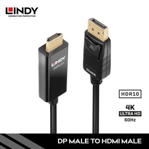 Kabel Adapter DisplayPort to HDMI, HDR, 3M
