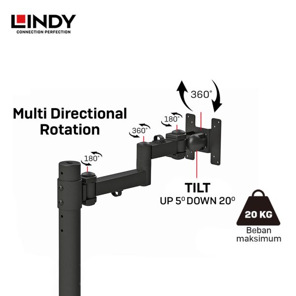 Bracket Arm monitor, Heavy Duty - Image 5