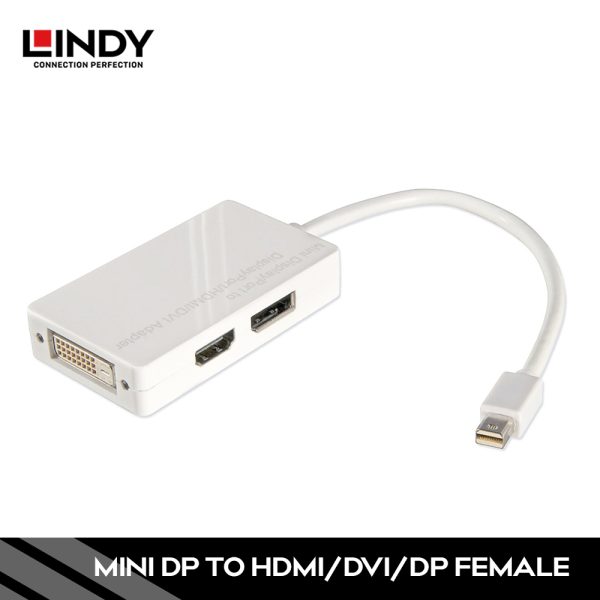 CONVERTER MINI DISPLAYPORT TO HDMI/DVI/DISPLAYPORT