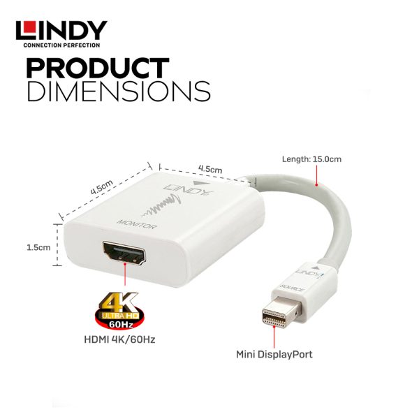 CONVERTER MINI DISPLAYPORT TO HDMI, AKTIF - Image 2