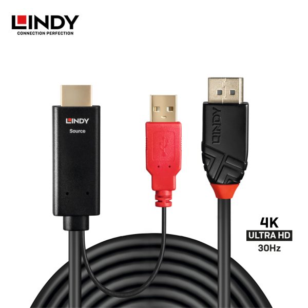 Kabel Adapter HDMI to DisplayPort, 2M - Image 2
