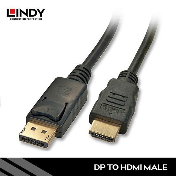 KABEL ADAPTER DISPLAYPORT TO HDMI, 1M