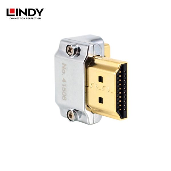 ADAPTER HDMI 2.0 HIGH SPEED, HDMI TO HDMI, CROMO, UP ANGLE 90 DEGREE - Image 2