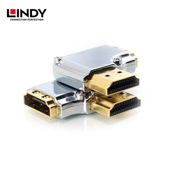 ADAPTER HDMI 2.0 HIGH SPEED, HDMI TO HDMI, CROMO, RIGHT ANGLE 90 DEGREE - Image 4