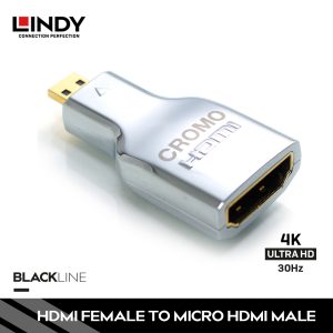 Adapter HDMI 2.0 High Speed, HDMI to Micro HDMI, Cromo