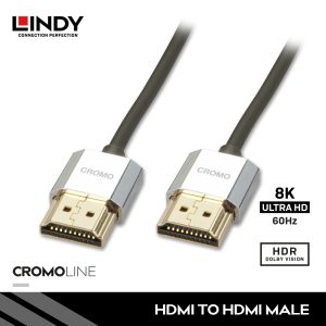 KABEL SLIM HDMI 2.0 HIGH SPEED, HDMI TO HDMI, CROMO 2M