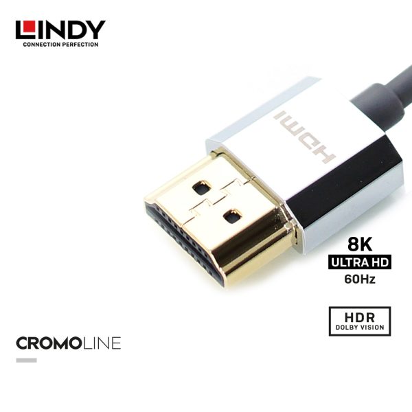 Kabel Slim HDMI High Speed, HDMI to HDMI, Cromo, 0.3M - Image 2
