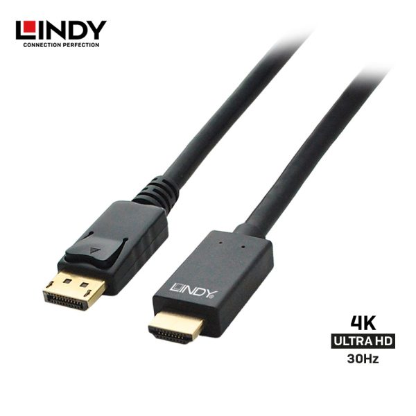KABEL DISPLAYPORT 1.2, DISPLAYPORT TO HDMI, 2M - Image 3