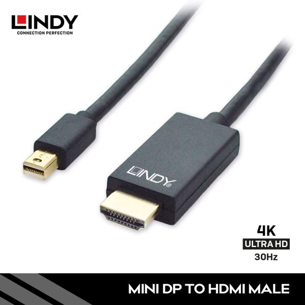 KABEL ADAPTER MINI DISPLAYPORT TO HDMI, 2M