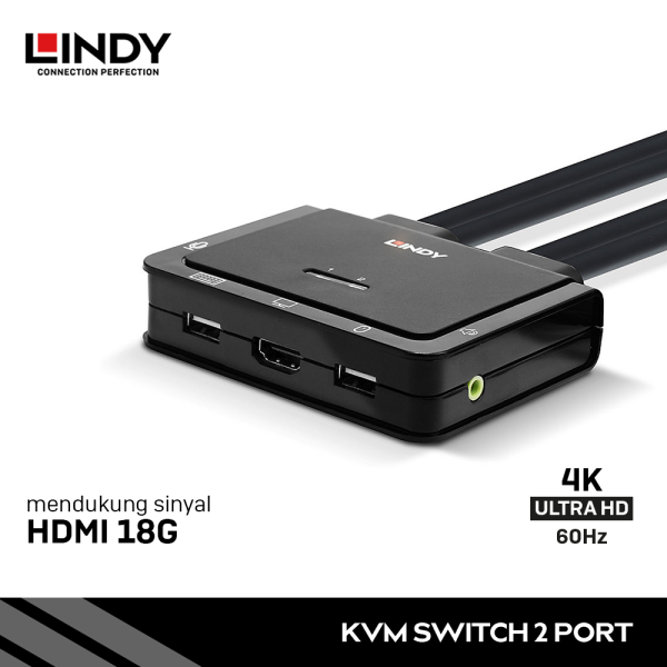 Switch KVM HDMI/USB, 2 Port