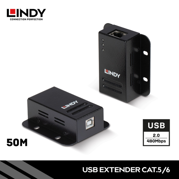Extender USB 2.0, CAT.5/6, 50M