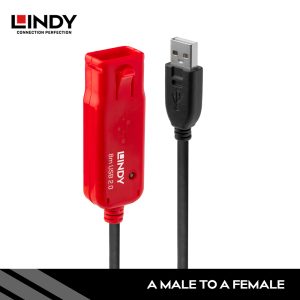 Kabel Extension USB 2.0, Type A to Type A, Aktif, 8M