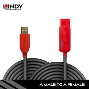 KABEL EXTENSION USB 2.0, TYPE A TO TYPE A, AKTIF, 30M
